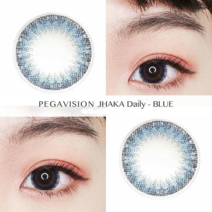 PEGAVISION 晶碩 JHAKA 愜意藍灰 日拋彩妝隱形眼鏡